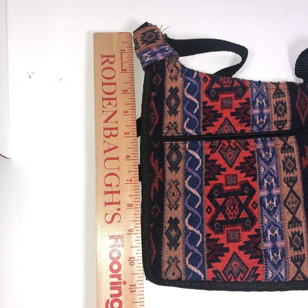 Southwestern Design Long Strap Carry Pouch for Wallet, Phones &‎ Documents